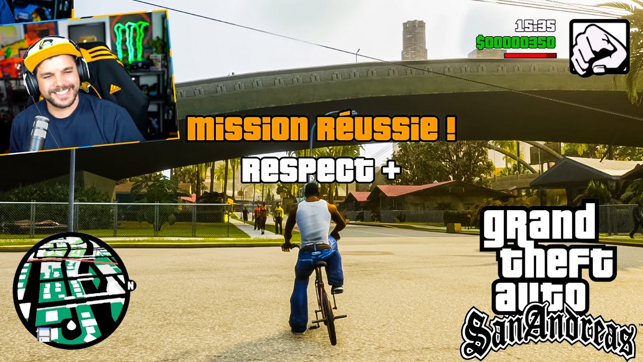 GTA SAN ANDREAS REMASTERED - GAMEPLAY DECOUVERTE (Grand Theft Auto ...