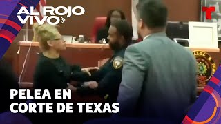 Batalla campal entre asesino convicto y familia de la víctima en una corte de Texas