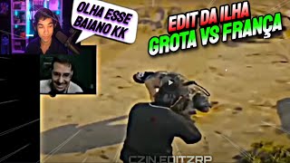 OVOTZ REAGINDO AO EDIT FRANÇA vs GROTA ! A GUERRA FOI STARTADA !? | Cortes do Ovotz