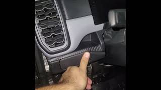 Como instalar Porta-copos na Nova Ford Ranger 2024 e 2025.