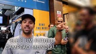 Caio Ibelli: “Ele é um futuro campeão mundial” #WSL