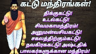 கட்டு மந்திரங்கள்! Protection Mantras for soul! அகத்திய மாமுனி அருளியவை இந்த மந்திரங்கள்! Agathiyar!