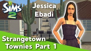JESSICA EBADI | The Sims 2: Strangetown Townie Stories #1 ~ Livestream ~