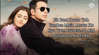 Filhaal 2 Mohabbat(Lyrics) Singer:B Praak Lyrics:Jaani