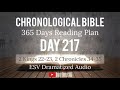 day 217 esv dramatized audio one year chronological daily bible reading plan aug 5