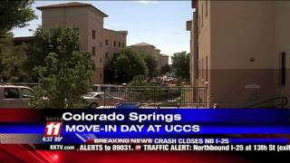 Move In Day at UCCS (KKTV 11 News at 430PM 08-20-2013)