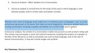 What is Discourse Analysis? | Linguistic | বাংলা লেকচার | Bengali Lecture