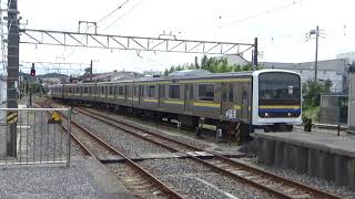 内房線209系 館山駅入線