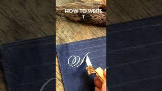 how to write "I" #calligraphy #beginners#tutorial #handwritten #tutorials #Isha cursivewriting