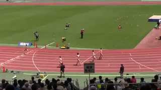 静岡国際2015 女子400m TR決勝1組 樫山楓 55.79