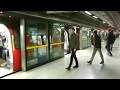 London Underground Train Stuck at Station Platform