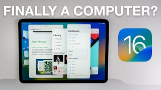 First look at iPadOS 16 & the new "Stage Manager" feature!