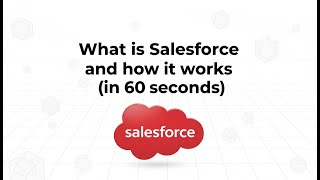 What is Salesforce and how it works (in 60 seconds)