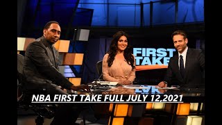 FIRST TAKE FULL JULY 12 2021 Stephen A  on Bucks dominate Suns in Gm 3  NBA Finals, Giannis 41 Pts
