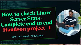 Build a Linux Server Monitoring Script | CPU, Memory, Disk & Top Processes (Bash)