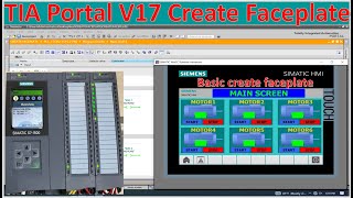 TIA Portal V17 how to create basic faceplate