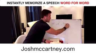 Mass verbatim technique - Memorise word for word