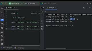 Average (Floating Point Format) .Py