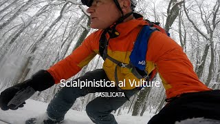 Scialpinistica al Vulture