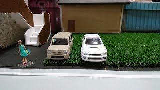 トミカ コマ撮りショート 恐怖の夜