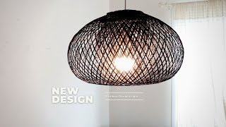 New Design BLACK BAMBOO PENDANT Light #blackbamboopendant #lighting #pendantlightdesign