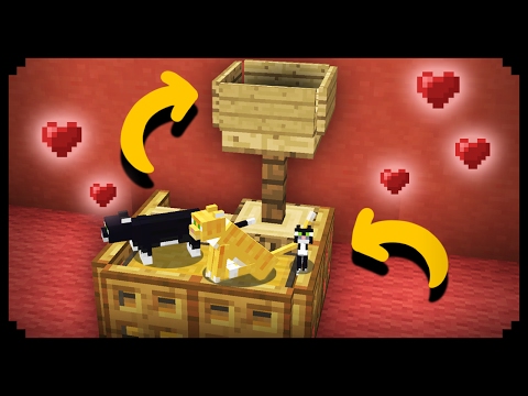 ✔ Minecraft: Working Cat House ✔ Minecraft: Working Cat House