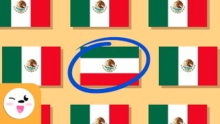 Spot the different flag - Learn Latin American flags - Visual attention skills for kids