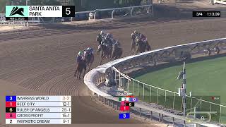 Warrens World wins Race 5 on Sunday, February 2 at Santa Anita Park