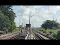 close shoot thiruvananthapuram shalimar sf express 22641 jodabar railway bridge 4k video