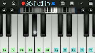 Mohabbatein theme song easy piano tutorial by Siddarth