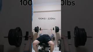 100KG Pause Bench Press