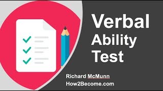 Verbal Ability Test - General Aptitude (Part 1 - 4)