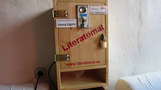 Der Literatomat in Aktion