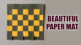 How To Make Beautiful Paper Mat | Easy And Latest Paper Mat Idea | 5-Minute DIY Arts