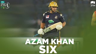 Azam Khan Six | HBL PSL 2020 | MB2T