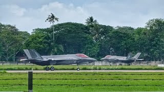 RAAF F-35A Lightning II Running In \u0026 Landing At Butterworth🇲🇾