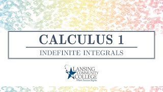 Indefinite Integrals