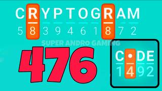 CRYPTOGRAM 476