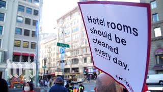 Hotel guests are back, but many housekeepers are out of work