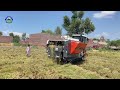 kubota ar90 aero star combine harvester working in rice field