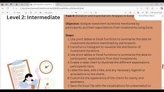 Investment Duration & Expectations Analysis in Excel | Data Visualization | Cognifyz
