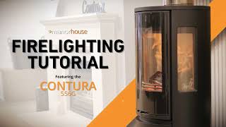 How to Light a Modern Wood Burning Stove (Contura 556G)