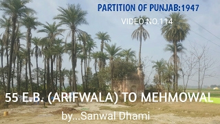 PARTITION OF PUNJAB:1947,VIDEO 114,CHAKK 255 E.B. NEAR ARIFWALA