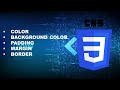 COLOR, BACKGROUND COLOR , PADDING, MARGIN, BORDER IN CSS || CSS FOR BEGINNER