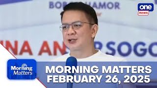 Escudero: VP Sara’s impeachment trial to last three months | Morning Matters Supercut