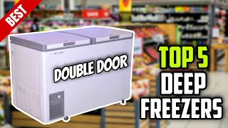 Top 5 Best Double Door Deep Freezer In India 2025 | Best Chest Freezers | Prices | Reviews