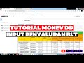 CARA INPUT PENYALURAN BLT | MONEV DD