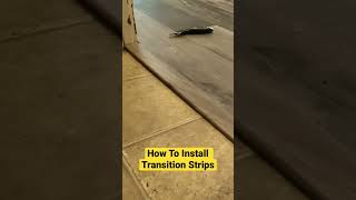 How To Install Vinyl Plank Flooring Transition Strip