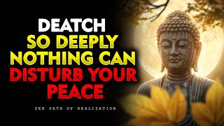 Why You Can’t Find Peace Until You Detach Deeply | Buddhism