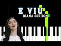 Diana Scridon - E Viu  PIANO TUTORIAL + PARTITURA Cristian Chifan